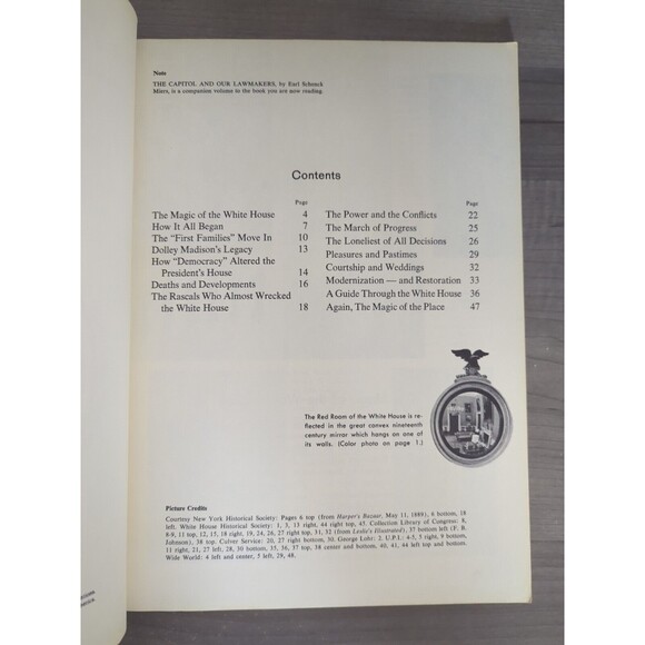 The White House and the Presidency 1965 Earl Schenck Miers Wonder Books - Picture 6 of 6